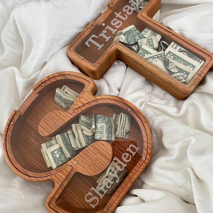Piggy Bank Wood For Kids