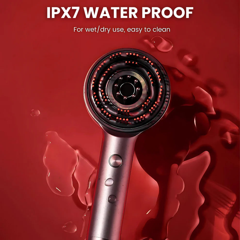 Red Light Therapy Scalp Massager