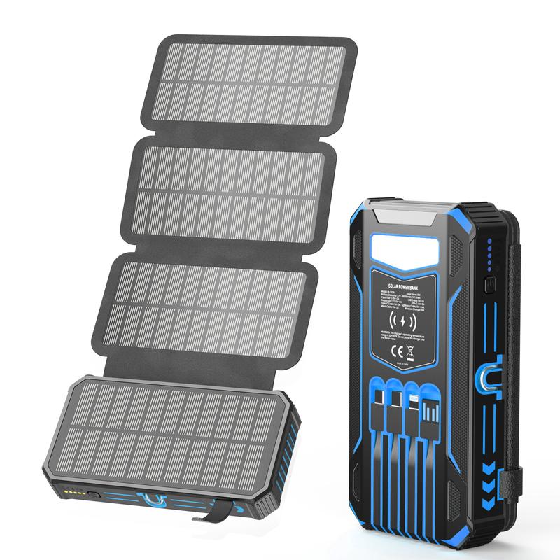 Portable Solar Wireless Charger 48,000mAh
