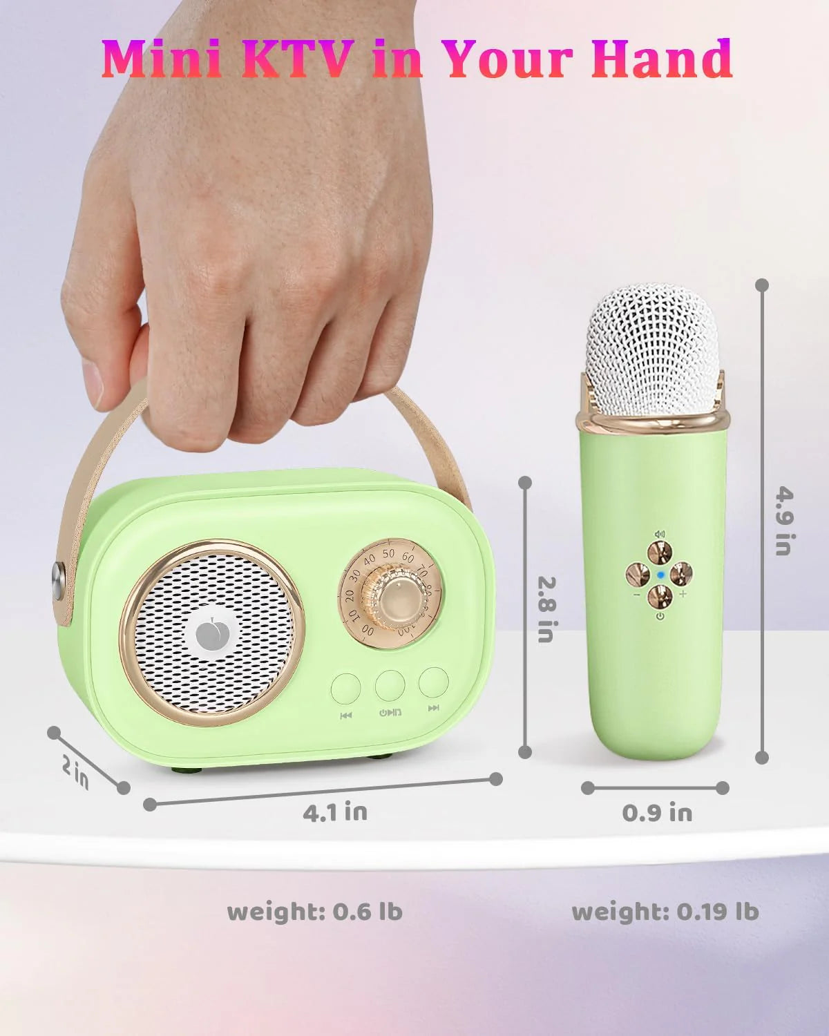 Mini Karaoke Machine for Kids