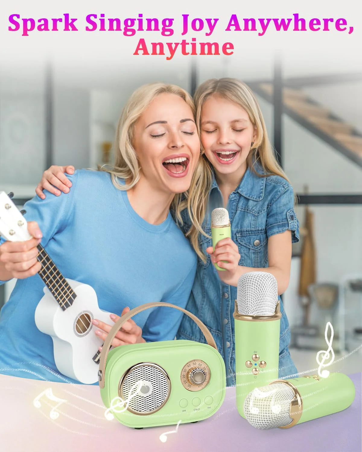 Mini Karaoke Machine for Kids