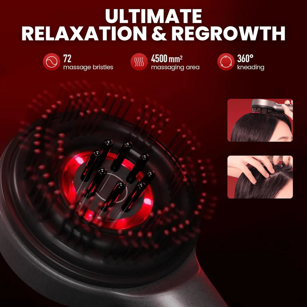 Red Light Therapy Scalp Massager