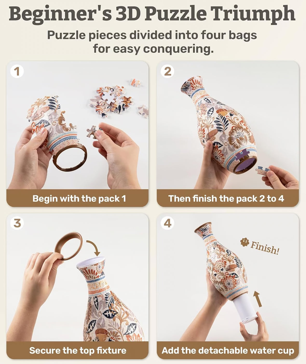 Vase Puzzle - (160 Piece)