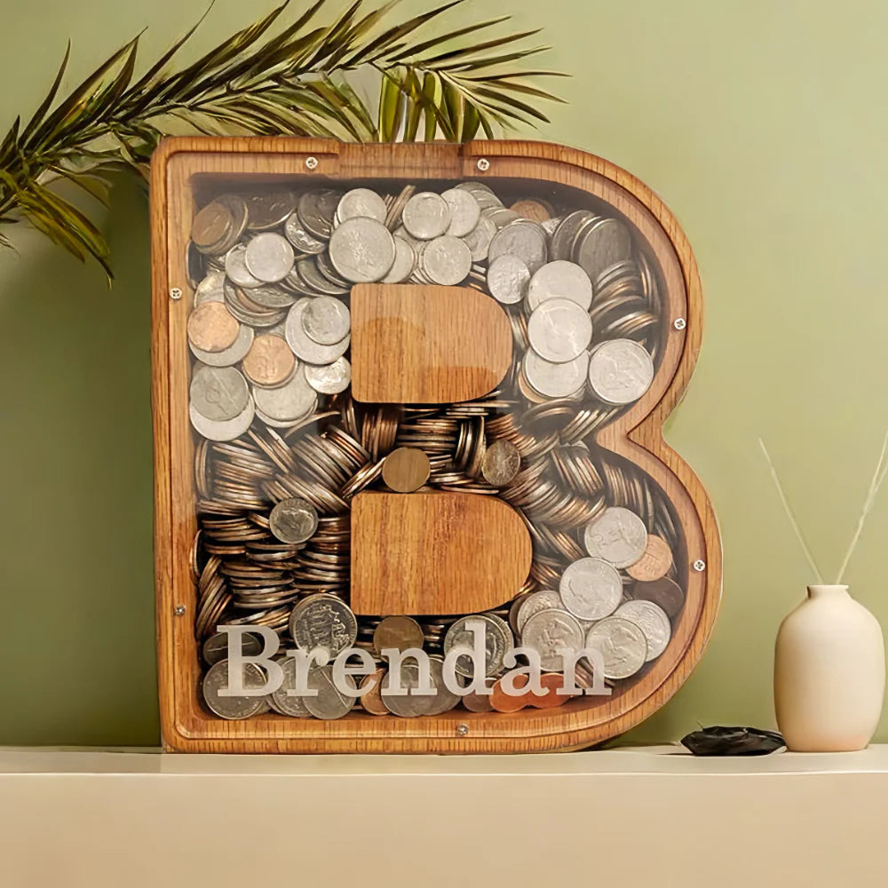 Piggy Bank Wood For Kids