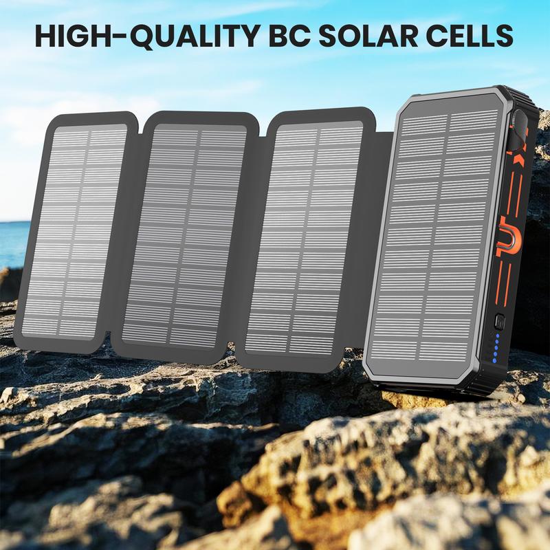 Portable Solar Wireless Charger 48,000mAh